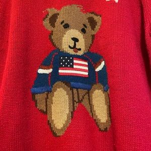 Sag Harbor Patriotic Sweater S